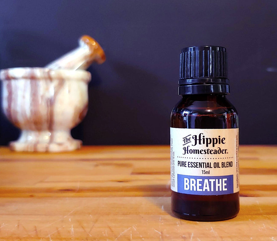 BREATHE Pure Essential Oil Blend - The Hippie Homesteader, LLC