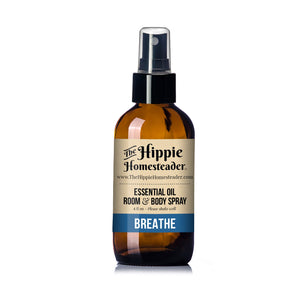 BREATHE Room & Body Spray - The Hippie Homesteader, LLC