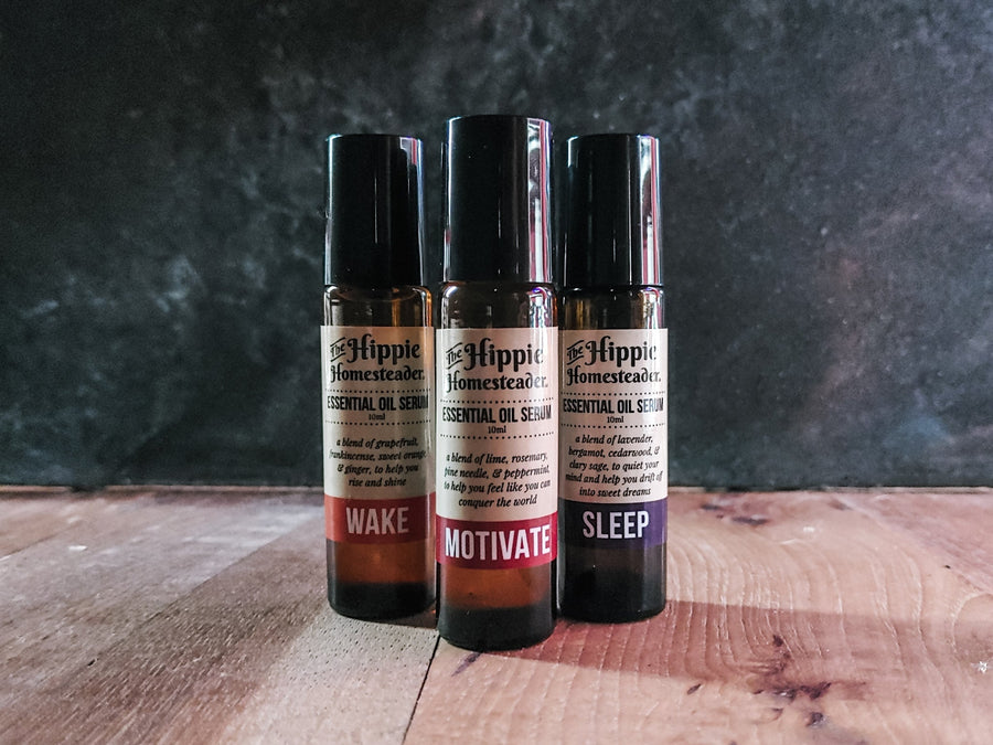 Essential Oil Serum Mix and Match Gift Sets - The Hippie Homesteader