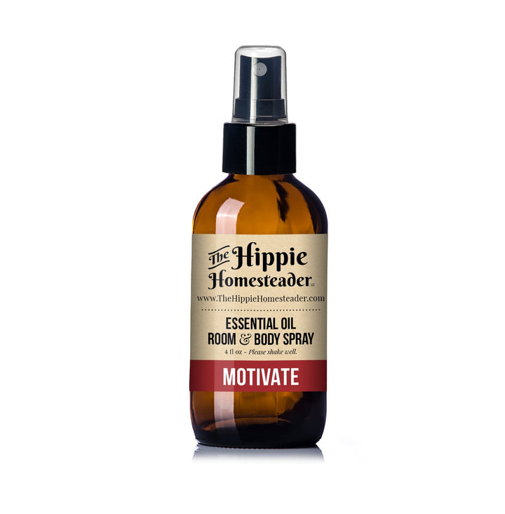 MOTIVATE Room & Body Spray - The Hippie Homesteader, LLC