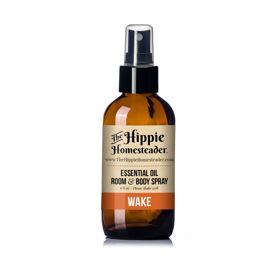 WAKE Room & Body Spray - The Hippie Homesteader, LLC